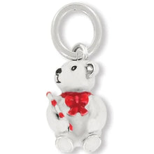 Frosty Christmas Bear Charm