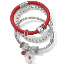 Frosty Christmas Bear Charm