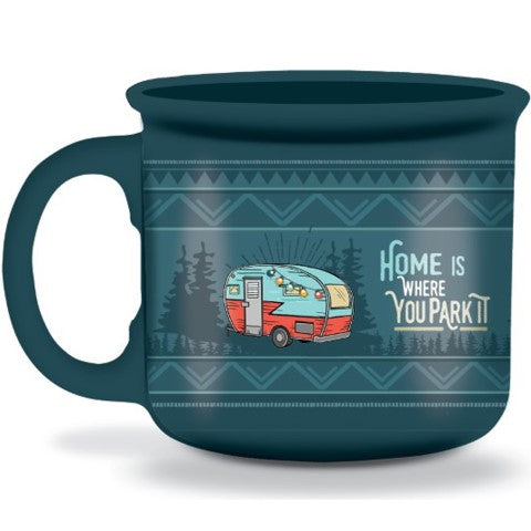 Home is Where You Park It Campfire Mug