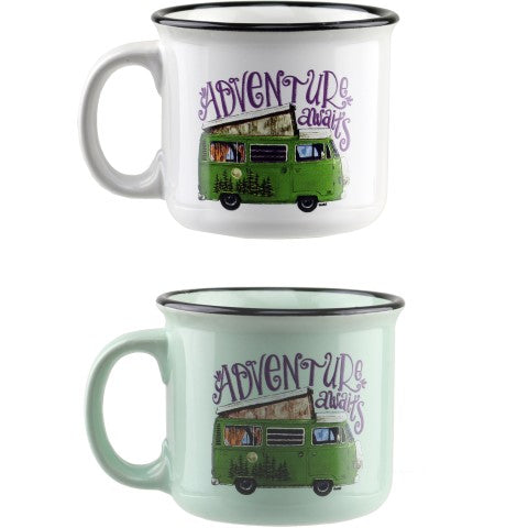 Adventure Awaits Mugs  Burnley Enterprises
