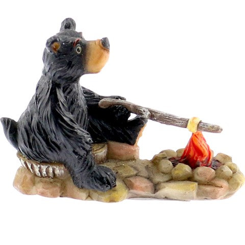 Willie Bear Campfire Figurine