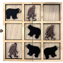 Bigfoot & Bear Travel Tic-Tac-Toe Game