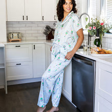 Best Brunch Satin Collared Lounge Top