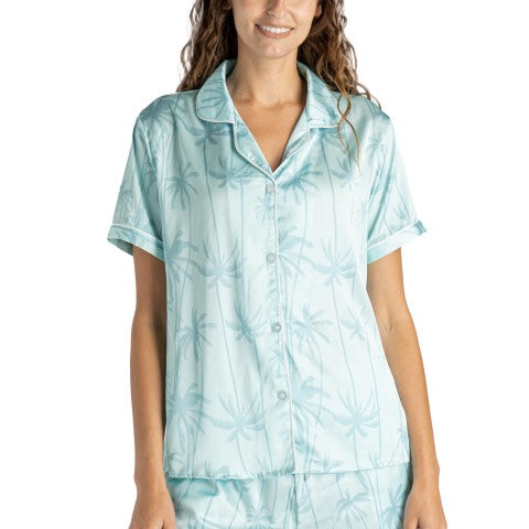 Beauty Sleep Satin Pajama Top