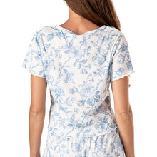 Spill The Tea Ribbed Pajama Top