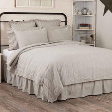 Hatteras Seersucker Ticking Stripe Quilt Coverlet