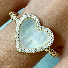 Heart Bubble Band Ring