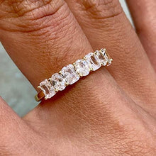 1/2 Eternity Thin Band Ring