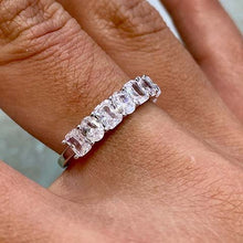 1/2 Eternity Thin Band Ring