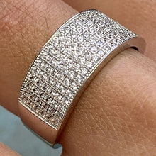 Pave Cigar Band Ring