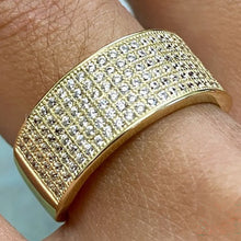 Pave Cigar Band Ring