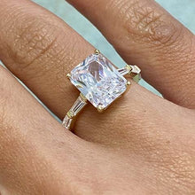 Rectangle Solitaire Baguette Band Ring