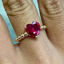 Cubic Zirconia Half Bubble Band Ring