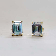 Emerald Cut Fine Setting Earrings
