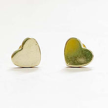 Pave Heart Stud Earrings