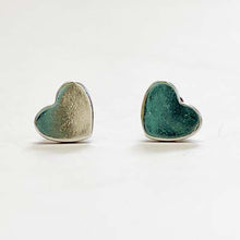 Pave Heart Stud Earrings
