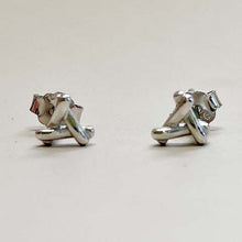 Overlap Corners Triangle Stud Earrings