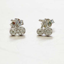 Pave Cherries Stud Earrings