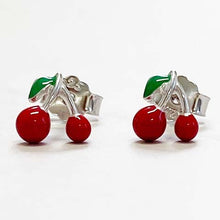 Tiny Cherries Stud Earrings