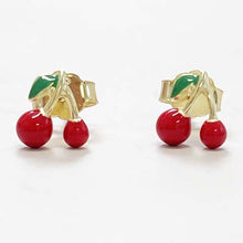 Tiny Cherries Stud Earrings