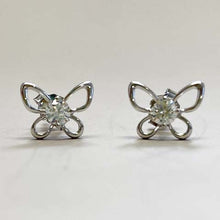 Open Butterfly Cubic Zirconia Body Stud Earrings