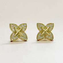 Sparkle X-Stud Earrings