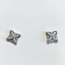 Marquise Flower Stud Earrings