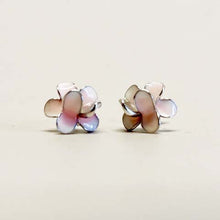 Enamel Flower Stud Earrings