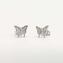 Pave Butterfly Stud Earrings