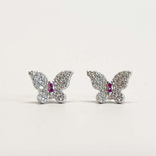 Pave Butterfly Stud Earrings