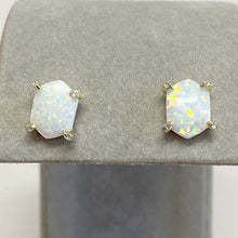 Large Oval opal Stud Earrings