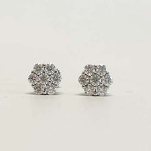 Flower Cluster Stud Earrings