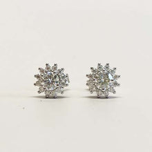Halo Flower Stud Earrings