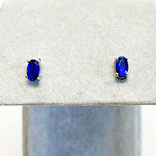 Oval Cubic Zirconia Stud Earrings