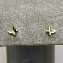 Mini Plain Butterfly Stud Earrings