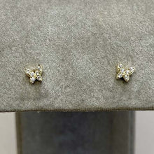 Mini Pave Butterfly Stud Earrings