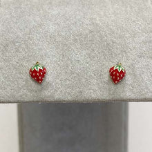 Mini Strawberry Stud Earrings