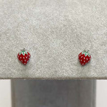 Mini Strawberry Stud Earrings
