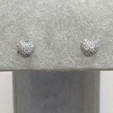 Pave Heart Stud Earrings 3-Set