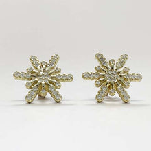 Pave Starburst Stud Earrings