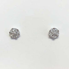 Pave Daisy Stud Earrings