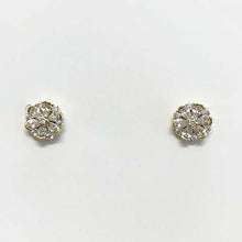 Pave Daisy Stud Earrings