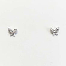 Mini Pave Butterfly Stud Earrings
