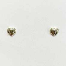 Puffy Heart Stud Earrings