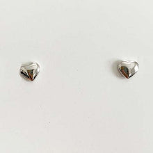 Puffy Heart Stud Earrings