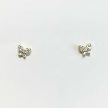 Mini Pave Butterfly Stud Earrings