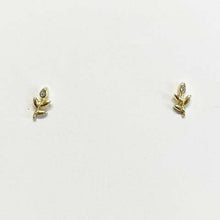 Mini Flower with Stem Stud Earrings