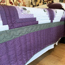 Log Cabin Queen Quilt
