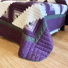 Log Cabin Queen Quilt