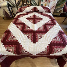 Log Cabin Queen Quilt
